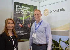 Farah Nour and Michael Riedijk of Lucent Bio, talk about their micro plastic free seed coating.